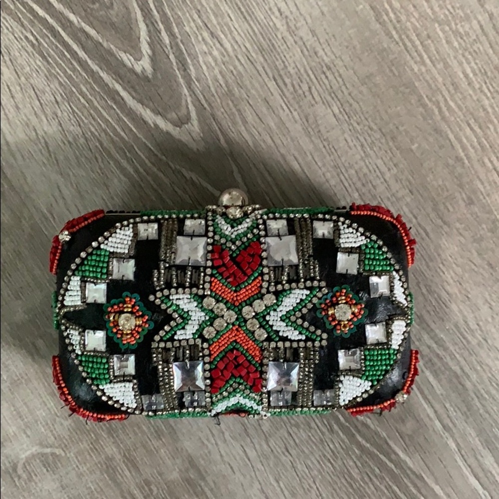beaded clutch